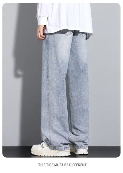 Jeans Hombre Pierna Ancha Minimalista y Cómodo - Image 27