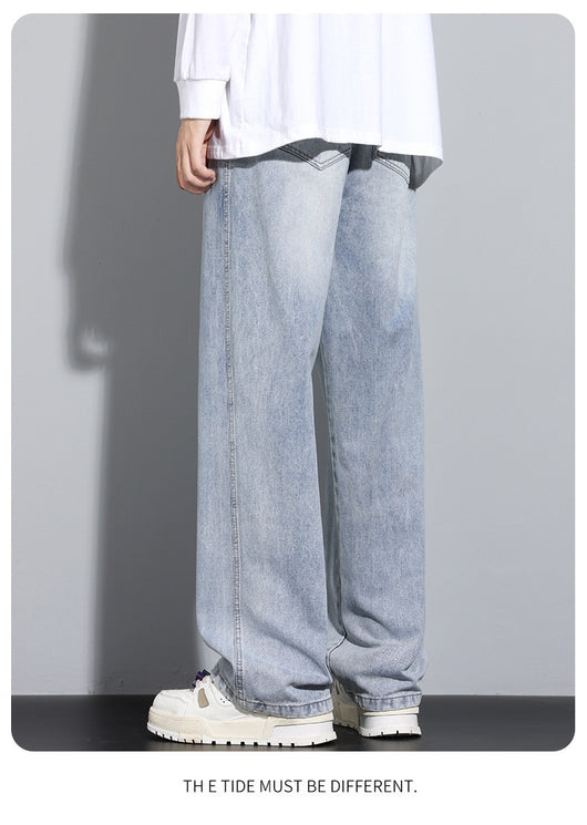 Jeans Hombre Pierna Ancha Minimalista y Cómodo - Image 27