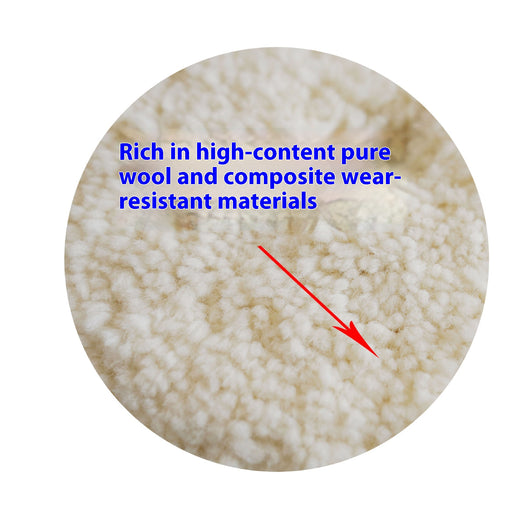 Disco de Pulido de Lana Doble Cara 8 Pulgadas - Espejo Perfecto para Pintura Automotriz - Image 5