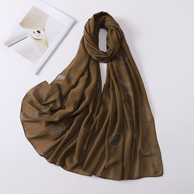 Pañuelo Elegante con Strass Cerrado para Mujer - Accesorio de Moda Versátil - Image 45