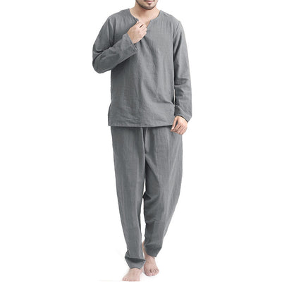 Pijama Casual Dos Piezas Transpirable y Holgado - Image 7