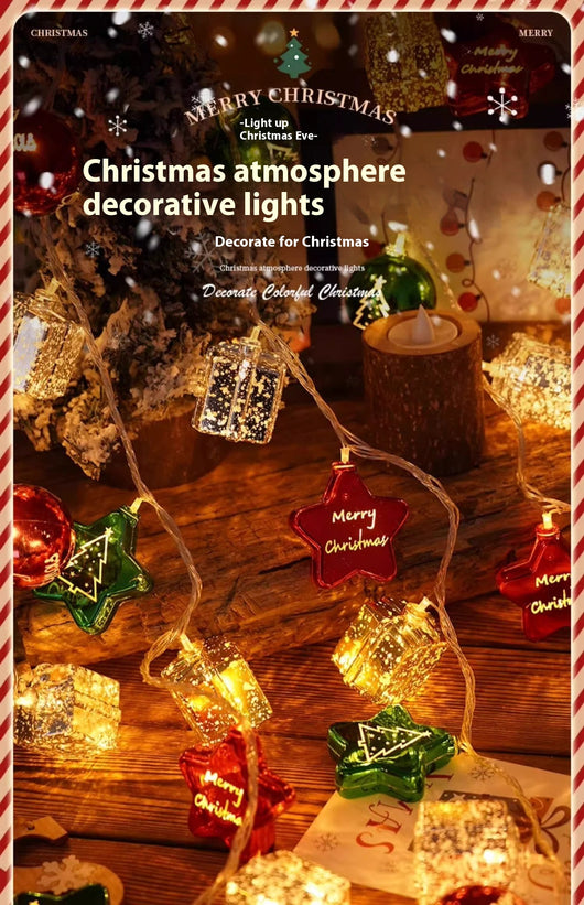 Guirnalda de Luces LED Navideñas Multicolor con Esferas Electrochapadas - Image 17