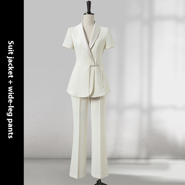 Traje Ejecutivo Mujer Verano Estilo Chino Elegancia Profesional - Image 4