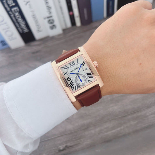 Reloj de Cuarzo Tanque Cuadrado para Hombre - Image 13