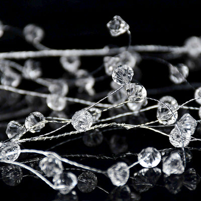 Guirnalda de Luces LED con Cuentas de Cristal Acrílico - 100, 120 y 150cm - Image 5