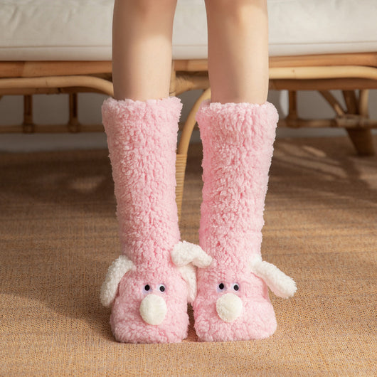Calcetines Térmicos Antideslizantes con Diseño de Perrito para Mujer - Image 8