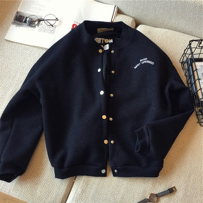 Uniforme de Béisbol con Cuello de Pie y Botones Simples