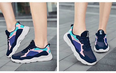Tenis Deportivos Colorblock para Mujer - Ligeros, Transpirables y Versátiles - Image 9