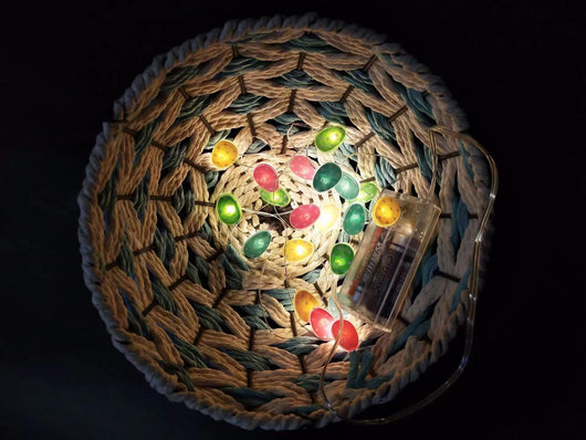 Guirnalda Luminosa Decorativa Forma Zanahoria y Conejo para Pascua - Image 14