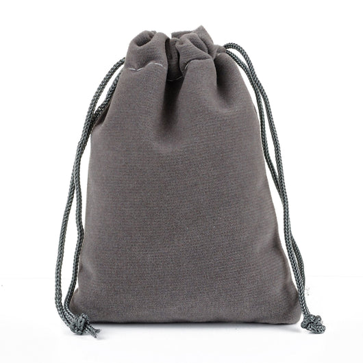 Bolsas de Terciopelo Negro con Cordón para Joyas y Accesorios - Image 5