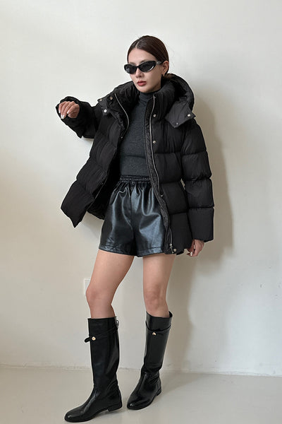 Chaqueta Acolchada con Cinturón Ajustable para Mujer - Efecto Adelgazante - Image 12