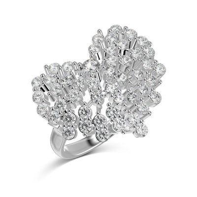 Anillo de Circonita Redonda con Diseño de Personalidad - Image 12
