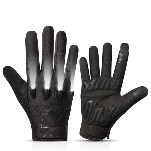 Guantes de Ciclismo con Pantalla Táctil y Linterna LED Integrada - Image 9