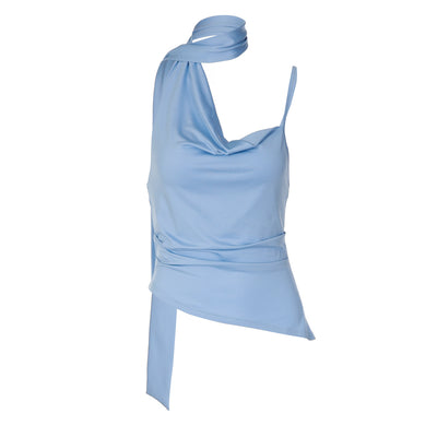 Blusa Camisola Asimétrica de Tirante Único - Diseño Fluido y Elegante - Image 5