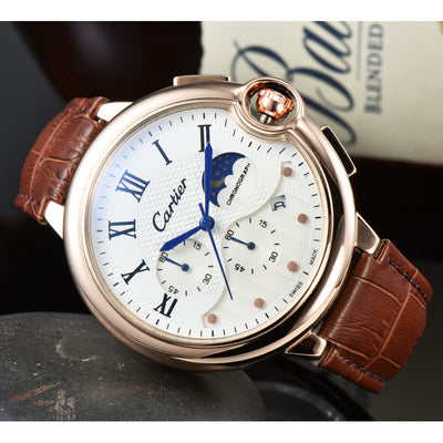 Reloj de Negocios para Hombre con Correa de Goma - Image 9