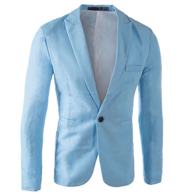Blazer Casual Coreano Slim Fit Botón Único para Hombre - Image 21
