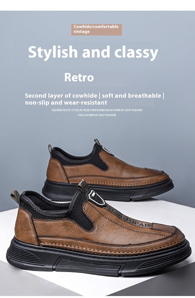Zapatos Casuales de Hombre Lisos - Cómodos para Uso Diario - Image 24