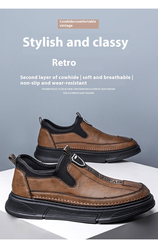 Zapatos Casuales de Hombre Lisos - Cómodos para Uso Diario - Image 24