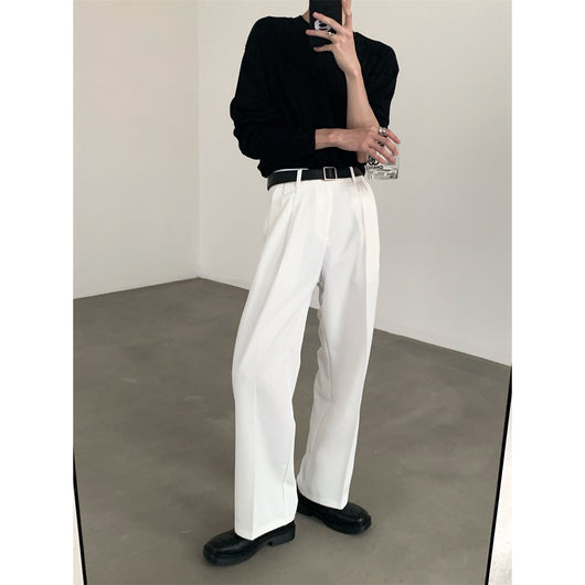 Pantalones Anchos Efecto Drapeado Estilo Urbano Relajado - Image 6