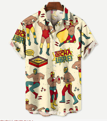 Camisa Hawaiana Estampada 3D para Hombre - Casual de Verano - Image 16