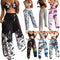 Conjunto Tirantes Estampado con Pantalón Negro