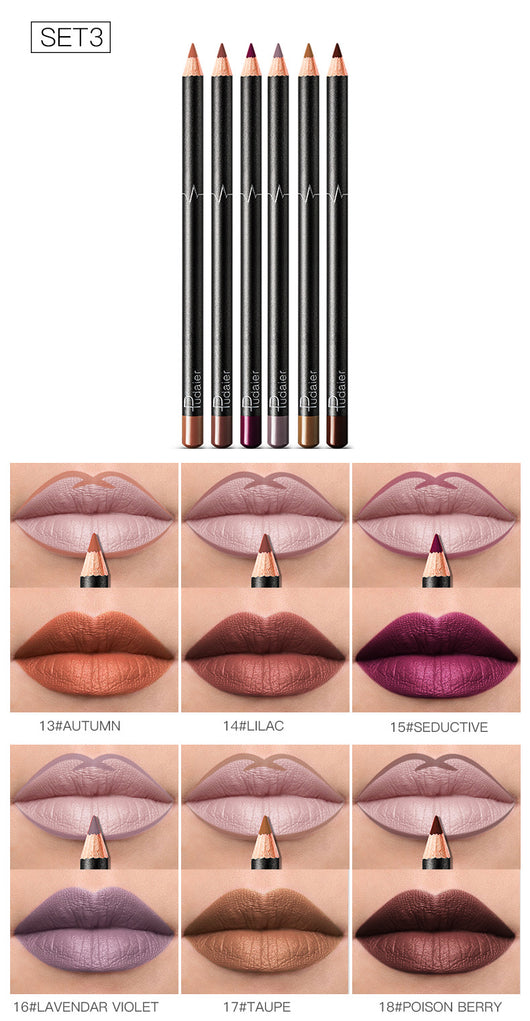 Delineador de Labios 36 Colores Resistente al Agua - Tonos Desnudos - Image 26