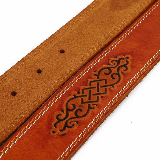 Cinturón Unisex con Patrón de Relieve Auspicioso - Image 7