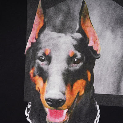 Playera Personalizada Doberman Manga Larga Holgada - Image 12