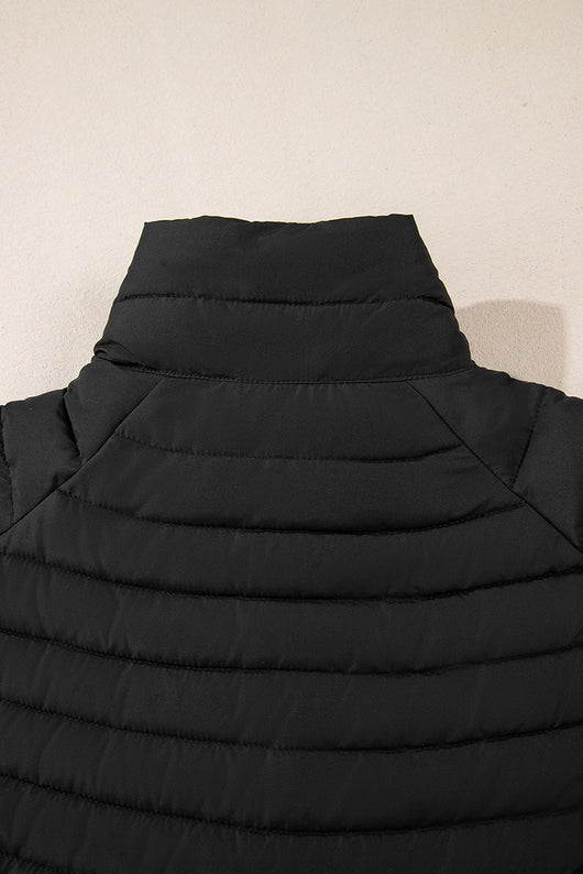 Chaqueta Acolchada de Algodón para Mujer con Cuello Tipo Mao - Image 48