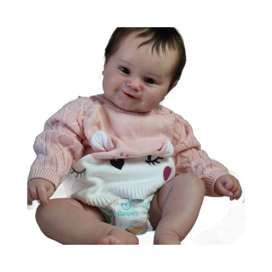 Muñeca Reborn Realista con Cabello Implantado - Apta para Baño - Image 5