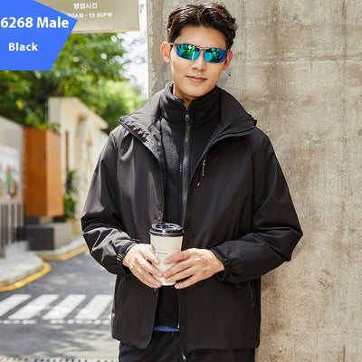 Chaqueta Impermeable Desmontable con Forro Polar - Abrigo 2 en 1 - Image 14