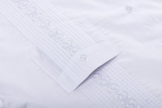 Camisa de Rayas Guayabera Clásica para Hombre - Image 14