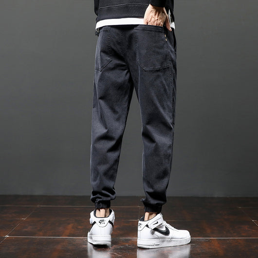 Pantalones Overol Holgados de Pierna Recta para Hombre - Image 9