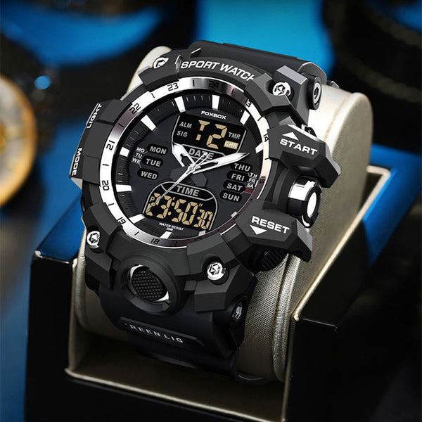 Reloj Deportivo Inteligente Luminoso Resistente al Agua con Doble Pantalla