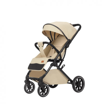 Cochecito de Bebé Reclinable Plegable con Suspensión de 4 Ruedas