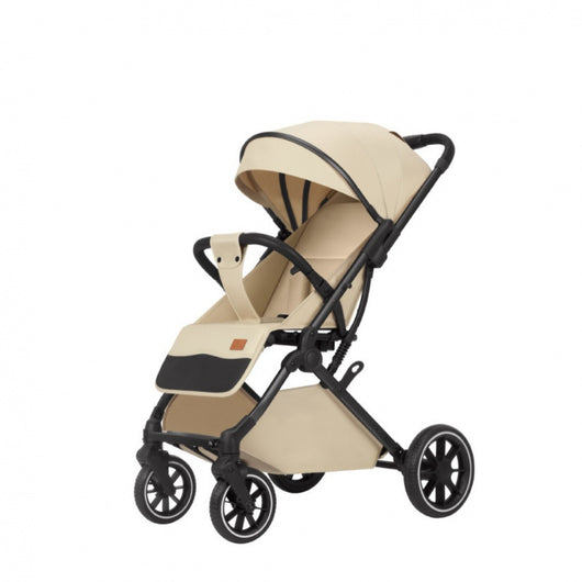 Cochecito de Bebé Reclinable Plegable con Suspensión de 4 Ruedas