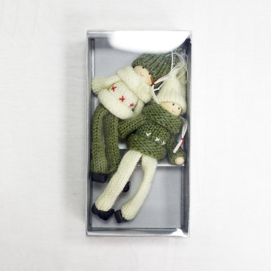 Muñeca Navideña sin Rostro con Piernas Colgantes - Adorno Decorativo - Image 27