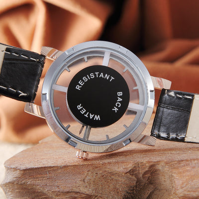 Reloj Pulsera Mujer Estilo Harajuku con Correa Hueca de Cuero - Image 5