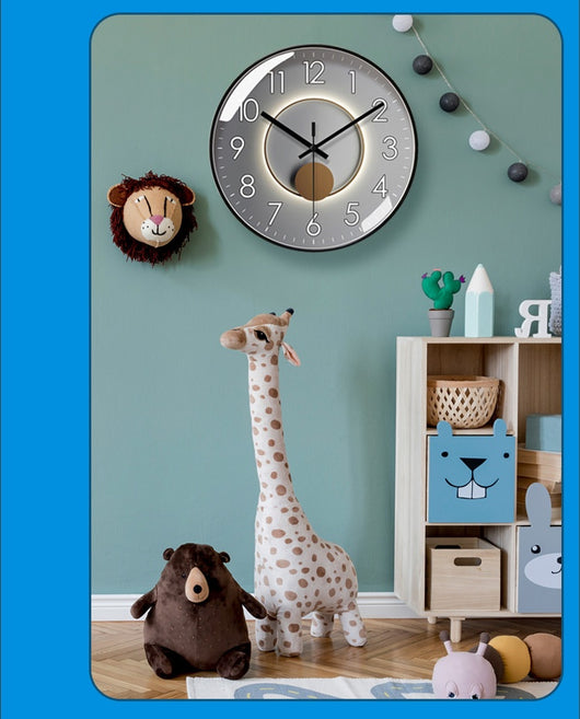 Reloj de Pared Silencioso Lujo Americano para Sala de Estar - Image 29