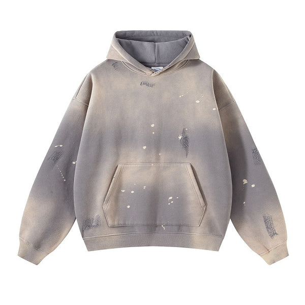 Sudadera Hoodie Oversize con Efecto Desgastado para Hombre y Mujer - Image 4