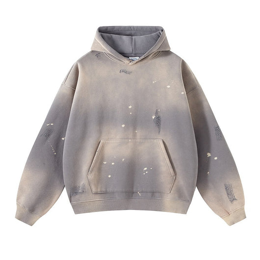 Sudadera Hoodie Oversize con Efecto Desgastado para Hombre y Mujer - Image 4