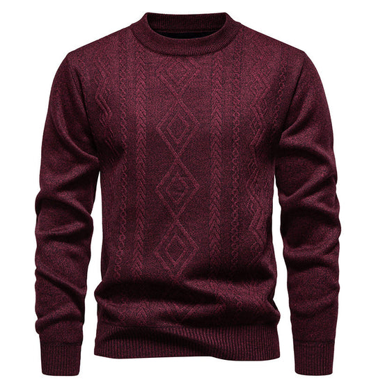Suéter Tejido Cuello Redondo Cálido y Casual para Hombre - Image 14