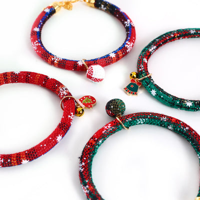 Collar Ajustable para Mascotas con Guantes Navideños y Cascabel - Image 13