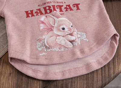 Sudadera Infantil Estilo Oeste con Capucha y Diseño Conejo - Image 11
