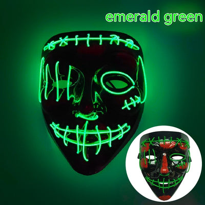 Máscara LED Luminosa en Forma de V para Halloween - Image 9