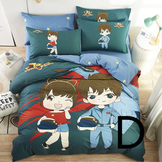 Juego de Cama Infantil con Diseños Animados Divertidos - Image 5