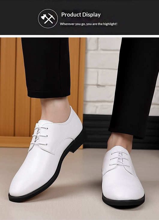Zapatos de Cuero Casuales para Hombre con Suela Blanda - Estilo Ejecutivo - Image 19