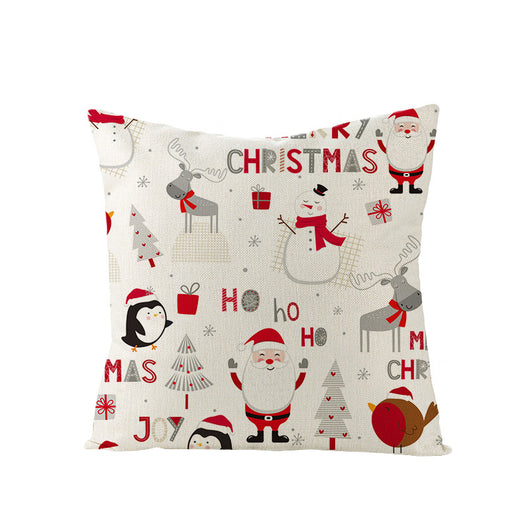 Funda de Almohada Navideña con Estampado Digital de Dibujos - Image 31