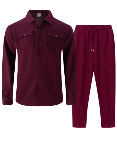 Conjunto de Dos Piezas: Cardigan y Pantalón Acanalado de Manga Larga - Image 22