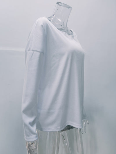 Blusa Holgada con Bordado de Amor y Mangas Largas - Image 10